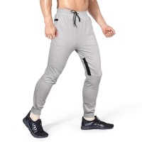 BOJIN Mens Sweatpants Casual Jogger Pants Drawstring Training Tapered Pant with Pocket-MYDK004 Grey